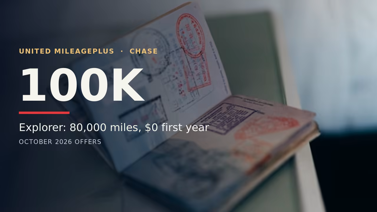 United Card Offers Are Up to 100,000 Miles. Only One Is a No-Brainer (October 2026)