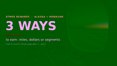 Atmos Rewards Lets You Choose How You Earn: Distance, Price or Segments? (2027)