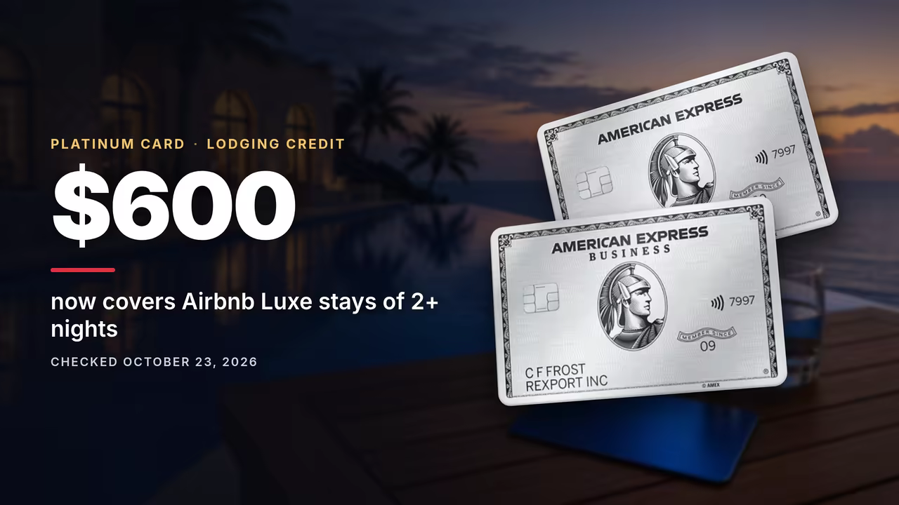 What Changed on the Platinum Card in October 2026