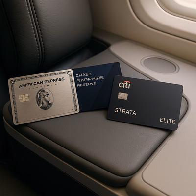 The Ultimate Premium Credit Card Showdown: Amex Platinum vs Chase Sapphire Reserve vs Citi Strata Elite (August 2025)