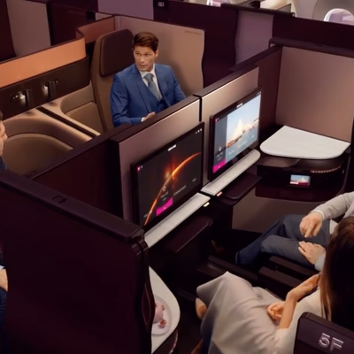 Qatar Airways Qsuite Business Class Interior